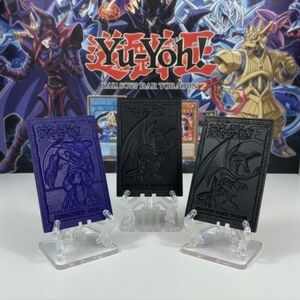 1996 Yu-Gi-Oh! Summoned Skull/Red Eyes Black Dragon/Blue Eyes White Dragon Cards